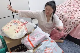 美女花299元开箱，就在家里给猫盖了房子，主子测评以后：真好用！