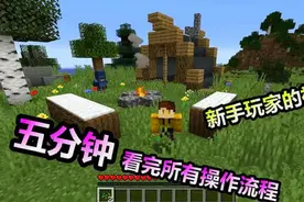 MC我的世界：五分钟看完MC所有的操作流程,给新手玩家的福利
