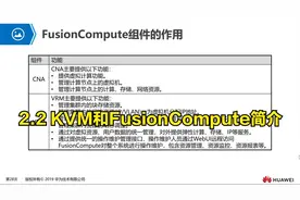 2.2 KVM和FusionCompute简介