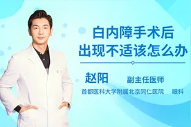 白内障手术后出现不适怎么办？视频封面