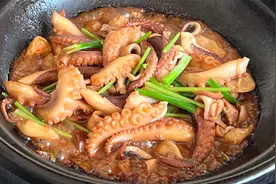 沙姜生啫八爪鱼做法，入口脆嫩，鲜香爽口越吃越香