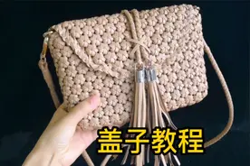 盖子教程来了，快要失传的手艺，编出的包包太美了