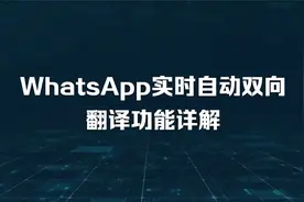 测评whatsapp翻译功能视频教程