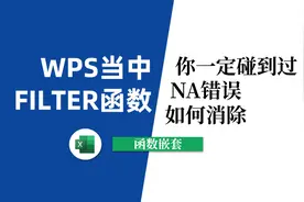 Excel中的filter函数太强大了，但是WPS中FILTER显示错误，怎么办视频封面
