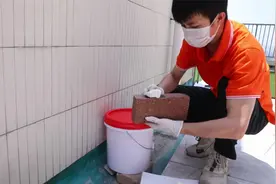 教你如何使用环氧干挂胶AB胶 瓷砖大理石粘贴专用！