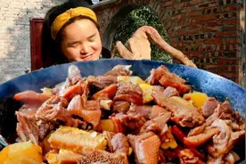 醉鹅秘制做法，3年老鹅高压炖，5个小时才吃上，吃到汤都不剩