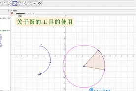 GeoGebra基础教程，有关圆的工具的使用