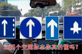 这四个交通标志到底代表什么意思？好多车主都会认错，开车要懂得视频封面