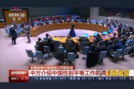 安理会高级别公开辩论会：中方介绍中国性别平等工作的成绩及贡献视频封面
