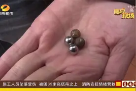 男子家中玻璃窗惊现钢珠弹孔，疑似对面三百米小区居民所为视频封面