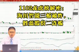 1102龙虎榜解密：海川智能三板被炸，胜蓝股份二连板