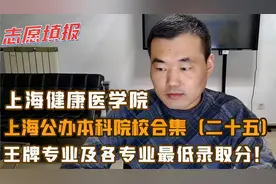 上海健康医学院，王牌专业及各专业最低录取分，适合低分段考生！视频封面