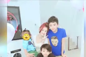 张柏芝晒照为儿子庆生，却无意间暴露了三胎生父，网友：原来是他视频封面