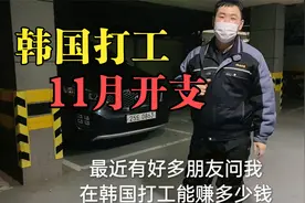 小胖在韩国打工10年，11月份工资已进账，看看能挣多少钱？视频封面