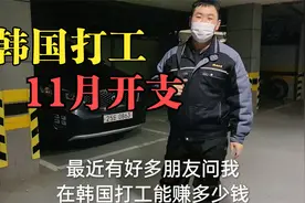 小胖在韩国打工10年，11月份工资已进账，看看能挣多少钱？视频封面