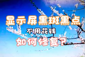 电脑显示器有黑斑黑点发霉，如何修复？不用花一分钱，视频教会你视频封面