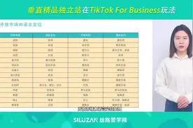 垂直精品独立站在TikTok For Business玩法视频封面
