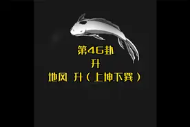 易经智慧  第46卦：升  地风升  上☷下☴视频封面