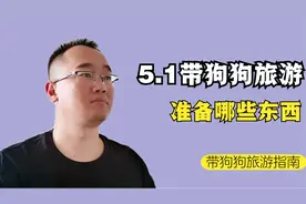 5.1带狗狗出去游玩，主人应该准备好这6样东西，才能愉快的旅行