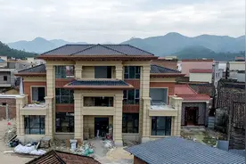 广东农村夫妇自建三层别墅，高端大气上档次，比城里的房子还漂亮视频封面