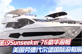 圣汐Sunseeker 76豪华游艇（美国劳德代尔堡国际游艇展）视频封面