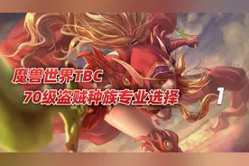 魔兽世界怀旧服70级盗贼种族专业怎么选择，看完就明白视频封面