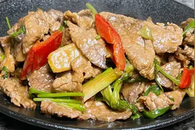 爆炒牛肉做法，嫩滑鲜香，营养美味，在家也能炒出好吃的牛肉视频封面