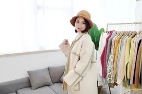 秋冬新品，鹅黄色宽体大衣，韩系美少女风让你站住C位视频封面
