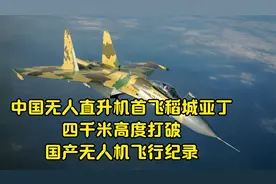 中国无人直升机首飞稻城亚丁，四千米高度打破国产无人机飞行纪录视频封面