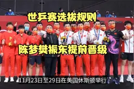 残酷！世乒赛选拔规则出炉，陈梦冲击大满贯，孙颖莎或遇伊藤美诚视频封面
