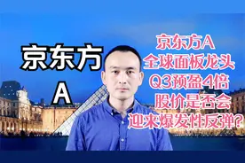 京东方A 全球面板龙头Q3预盈4倍 股价是否会迎来爆发性反弹？视频封面