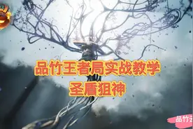 品竹王者局实战教学，圣盾狙神！视频封面