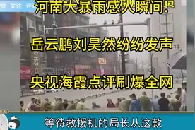 河南暴雨感人瞬间，岳云鹏刘昊然纷纷发声，央视海霞点评刷爆全网视频封面