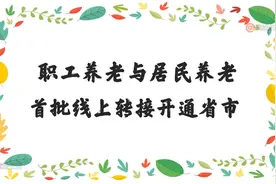 城镇职工养老与城乡居民养老保险的合并转接，线上申请开通城市！视频封面