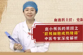 血小板低的原因之“巨核细胞成熟障碍”，中医专家深度解析视频封面