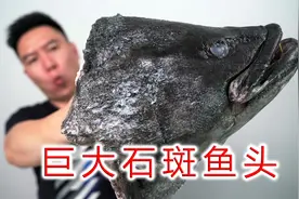 压箱底的巨大石斑鱼头，做一份顶级剁椒鱼头，把小伙伴们吃撑了