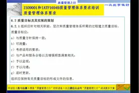 28 6.2质量目标及其实现的策划  ISO9001质量管理体系要求视频封面