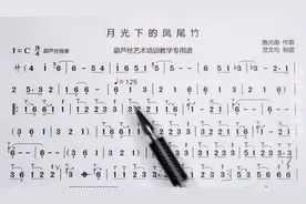葫芦丝经典曲目《月光下的凤尾竹》简谱讲解，你学到了吗