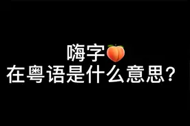 嗨在广东粤语和广西白话是什么意思
