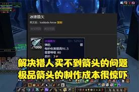 WLK猎人常用的5种箭头 猎人再不怕找不到卖箭的了视频封面