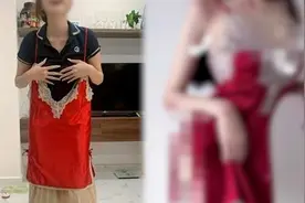 女子网购红色蕾丝吊带，穿上一看当场决定退货，无奈调侃过于性感视频封面
