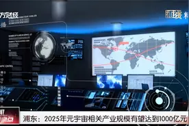 浦东：2025年元宇宙相关产业规模有望达到1000亿元视频封面