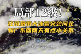 局部12级！狂风暴雨大冰雹突袭河北,和广东回南天有点小关系视频封面