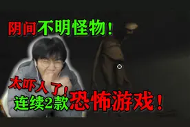 up主作死连玩两款恐怖游戏！差点被这阴间游戏吓哭！