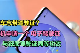 开车忘带驾照？手机申请一个电子驾驶证，与纸质驾驶证同等功效视频封面