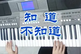 电子琴演奏《知道不知道》又名《山清水秀》：经典抒情的陕北民歌视频封面