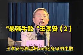 身价400亿投资牛人-王孝安（二）善于把握好赛道视频封面