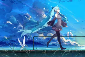 【动态壁纸】初音未来x音乐可视化