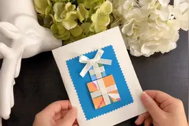 简单又有趣的感恩节贺卡做法，几张卡纸，搞定小朋友的手工作业视频封面