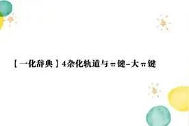 【一化辞典】4杂化轨道与π键-大π键【转载】视频封面
